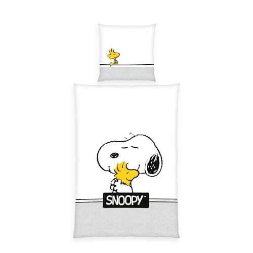 Herding Peanuts - Juego de Cama (Funda nórdica de 135 x 200 cm y Funda de Almohada de 80 x 80 cm,...