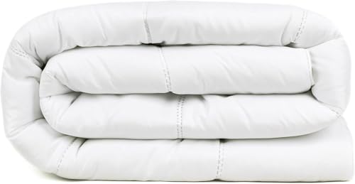 TRAMAS+ Relleno Nórdico Microfibra 200 gr/m² para Cama de Fibra Hueca Siliconada Color Blanco,...