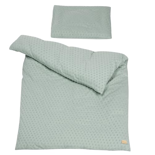 roba Ropa de Cuna para Bebés, 2 Piezas, Funda de Edredón 100 x 135 cm + Funda de Almohada 40 x 60...