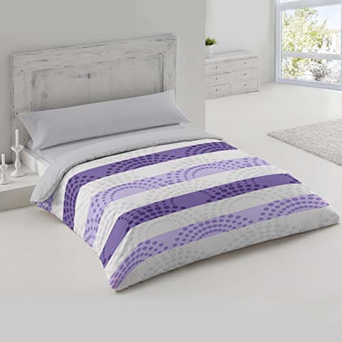 MERCURY TEXTIL- Juego de Funda Nórdica 100% Microfibra Extra Suave, 3 Piezas Funda Nórdica para...