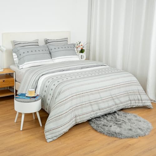 H HANSEL HOME Funda Nordica Cama 150 de 4 Piezas Transpirable Suave al Tacto 100% Microfibra, Funda...