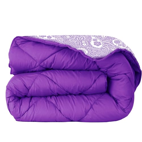 various Edredón Nórdico Bicolor - Edredón 400 gr/m² Microfibra de Poliéster 100% Reversible...