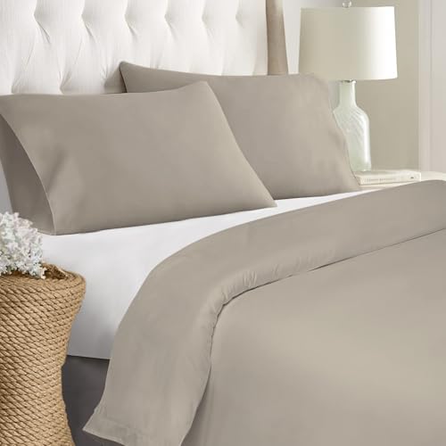 Pizuna Funda Nordica Cama 150- Juego de Funda Edredon 240x230 con 2 Funda Almohada, 400 Hilos Tejido...