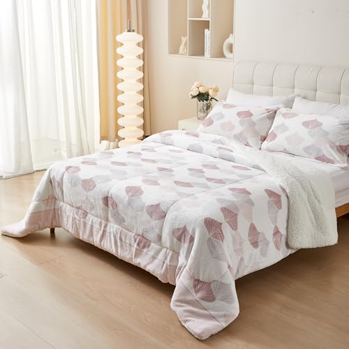 Meishdia Edredón Nórdico Borreguito Extra Suave - Incluye Funda de Almohada, Doble Capa Premium...