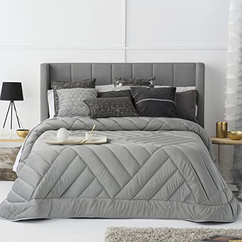 Antilo - Edredón nórdico Dual Cama 150 Cm - Color Gris