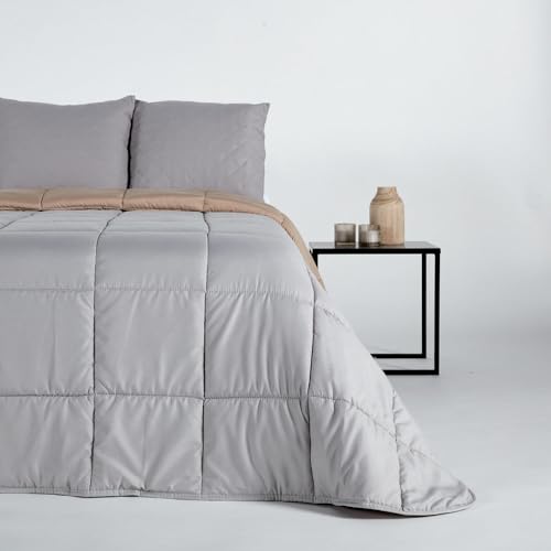 10XDIEZ Edred&oacute;n de Invierno (Liso Gris - Cama 90cm)
