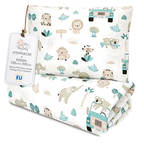 Totsy Baby Edredon Relleno nordico Cama Infantil Algodón - 100x135 - Bebe rellena Juego de Manta...