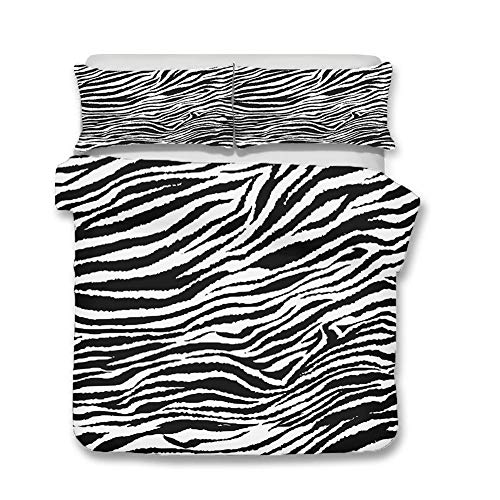 Hiser Juego de Ropa de Cama de 3 Piezas - Juego de Fundas de Edredón - Microfibra de 1 Funda...