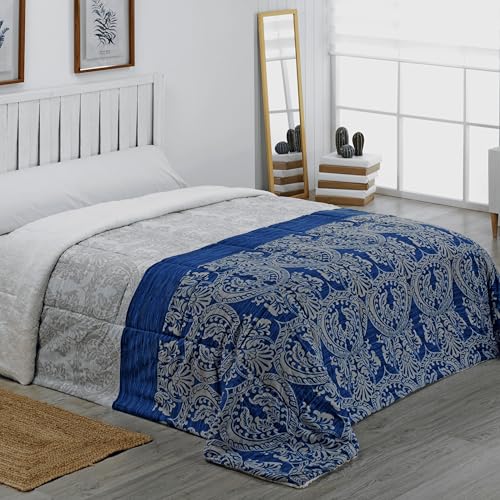 NOVOTEXTIL Edredón Invierno Sherpa Cama 135 (230x260) – Relleno Fibra Hueca 200 g/m2 + 120 g/m2...