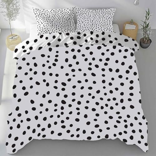 Funda Nordica Reversible Cama 180 C&iacute;rculo de Lunares 3D Funda N&oacute;rdica Edredon 240x260 cm con 2 x...