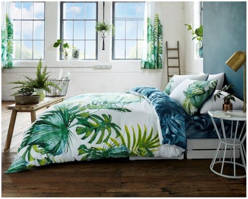 GC GAVENO CAVAILIA Leaf Duvet Set Gaveno Cavalia-Juego edredón y Funda de Almohada con diseño de...