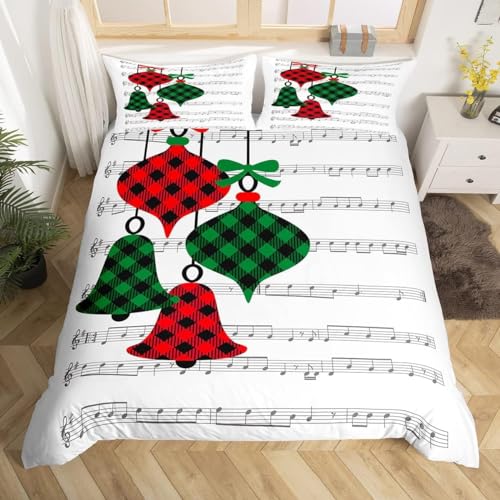 Funda Nordica Cama 90 Infantil M&uacute;sica, 3D Juego de Ropa de Cama Nota de Microfibra Suave Funda...