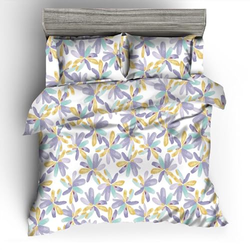 GREATOYAR Juego de Nórdica,Juego de Funda de Edredón, Set de 4 Piezas, 1 Funda Nórdica, 1 Sábana...