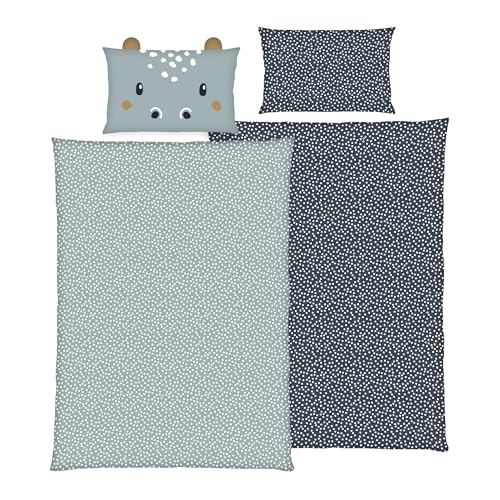 Familando Ropa de cama para bebé de 100% algodón, certificado Oeko-Tex, con cremallera, funda...