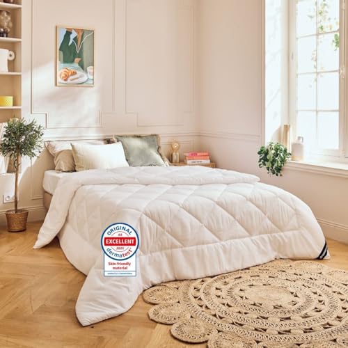 DREAMWAY - Edredón de Microfibra 200x220 cm - Edredón Ligero de Verano con Relleno de poliéster -...