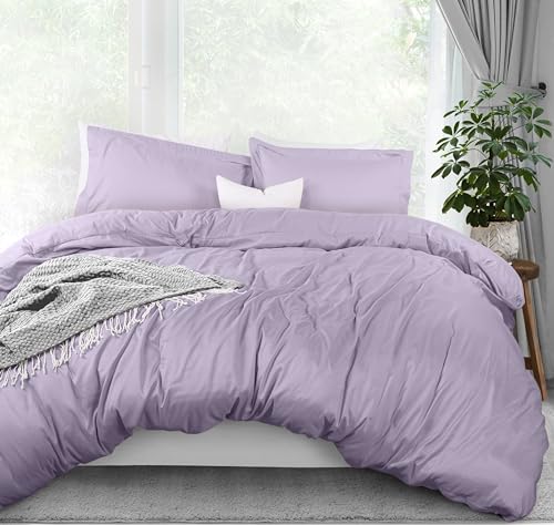 Utopia Bedding Juego de Funda de edredón tamaño Queen, 1 Funda de edredón y 2 Fundas de Almohada,...