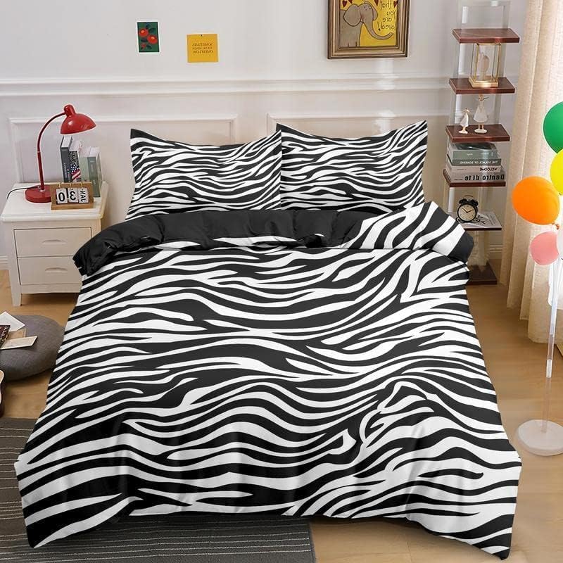 Funda Nordica Cama 90 Infantil Estampado de Leopardo, 3D Funda Edredon 150x200 cm Pattern y Pattern...